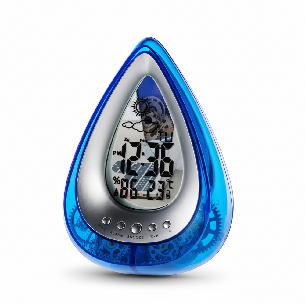Drop Shaped Digital Alarm Clock