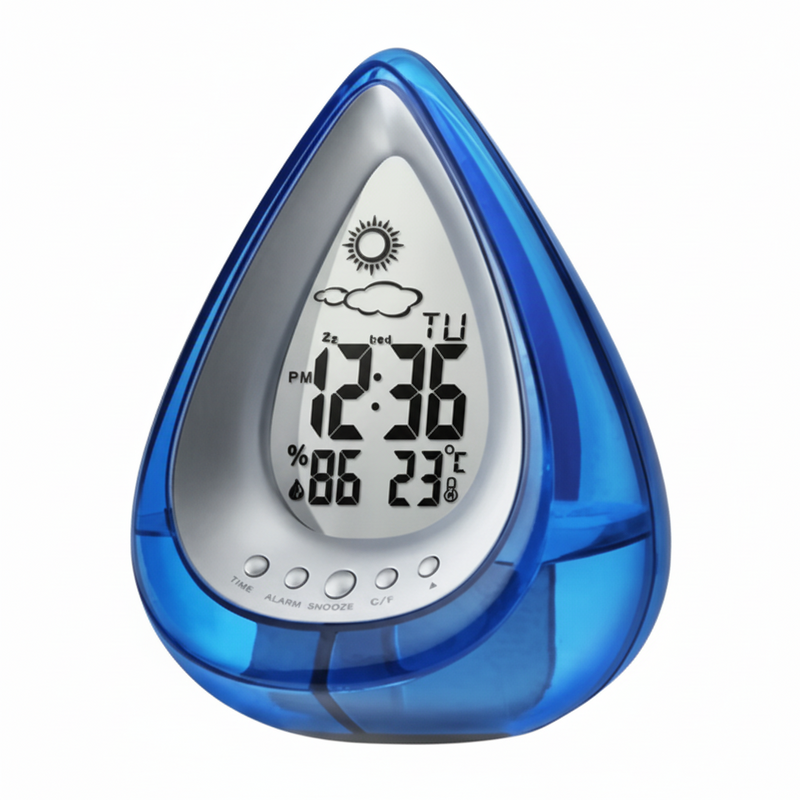 Drop Shaped Digital Alarm Clock