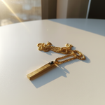 Royal Engraved Arabic Bar Pendant