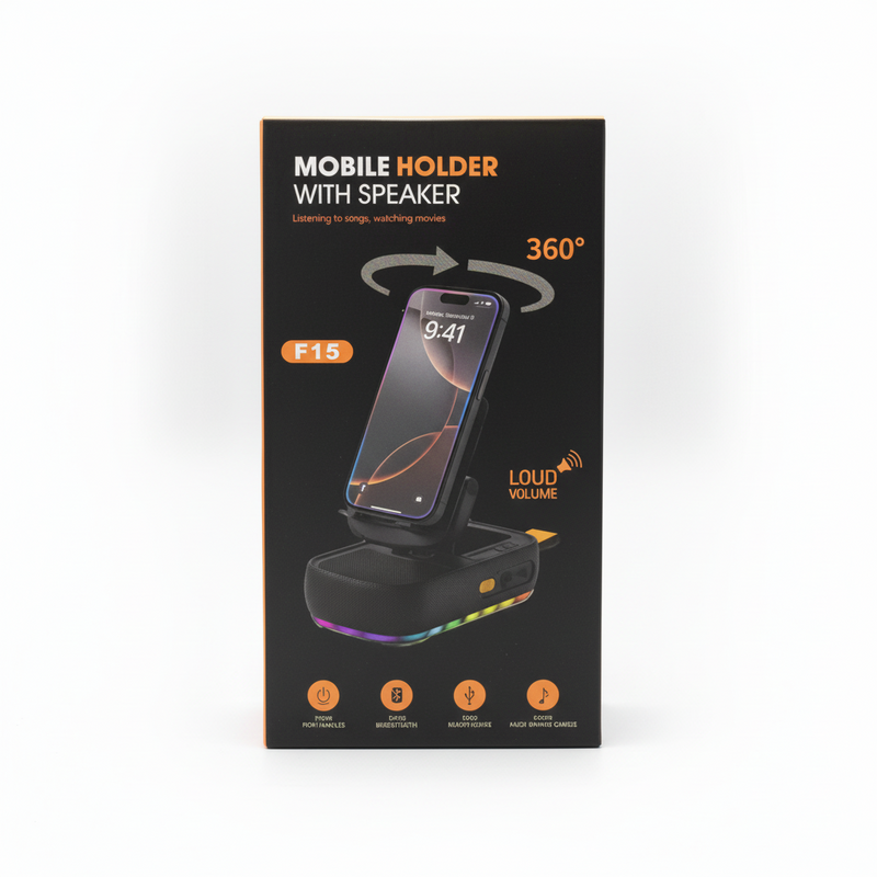 Mobile Holder With Speaker (F15)