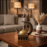 Islamic Crescent Moon & Lantern Decorative Showpiece