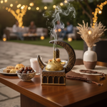 Islamic Crescent Moon & Lantern Decorative Showpiece