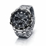 Silver Casio G-Shock watch on a white background At Aezoon