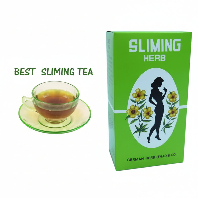 Sliming Herb original herbal tea for natural weight management support and body detox at Aezoon.