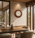 Solace Quartz Sunburst Classic Wall Clock