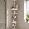 Multi-Function Corner Shelf – 4-Tier Bathroom Organizer - thumbnail 2