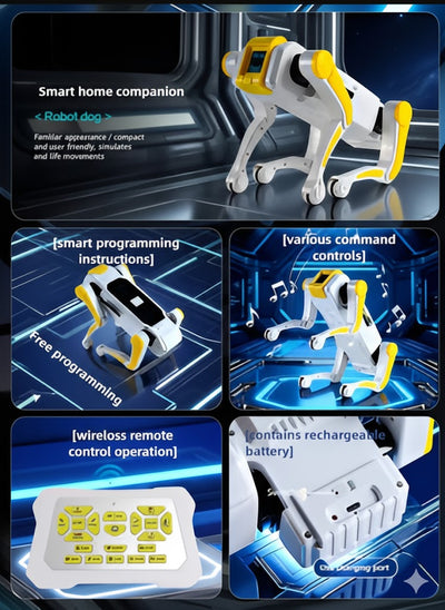 AI Mechanical RC Robot Dog (Without Gun)