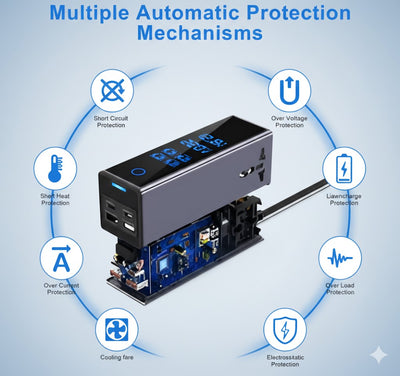 محول مقبس السيارة العاكس