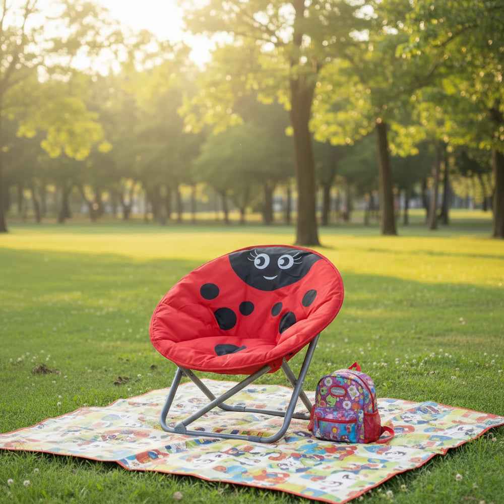 Kids Ladybug Moon Chair
