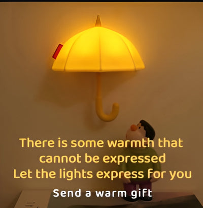 مصباح سيليكون مغناطيسي صغير على شكل مظلة