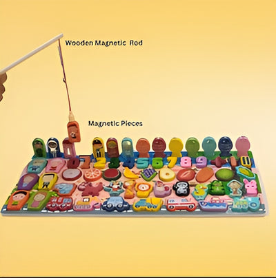 كيدز ليرن - لوحة مطابقة وعدّ حركة المرور 6 في 1