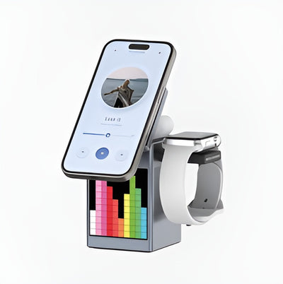 مكبر صوت بلوتوث مع شاحن لاسلكي