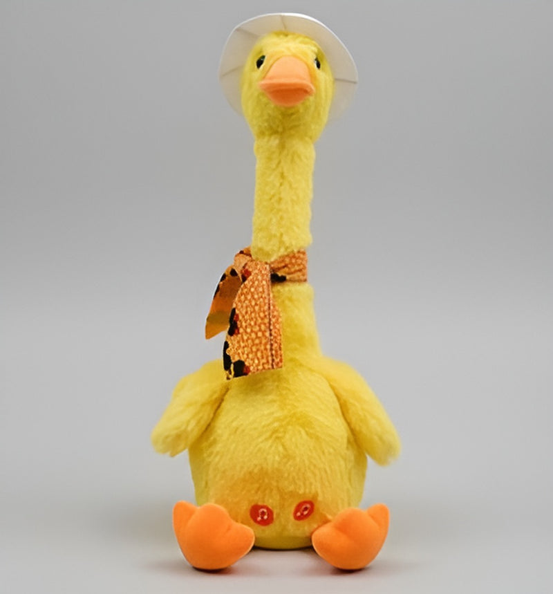 لعبة أوزة قطيفة راقصة ومغنية